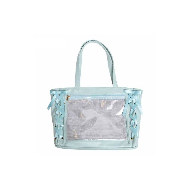 OTA Fabric Shoulder Bag Regular Women's Silver-23