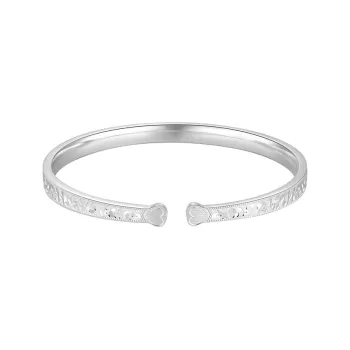 Sentimentality 999 Fine Silver Bangles Women's