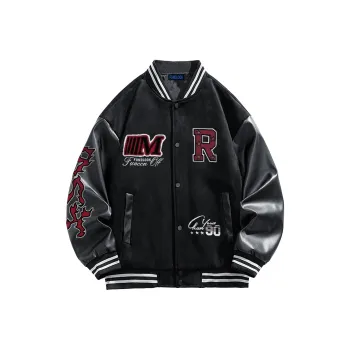 FONDLOOK Baseball Jacket Unisex