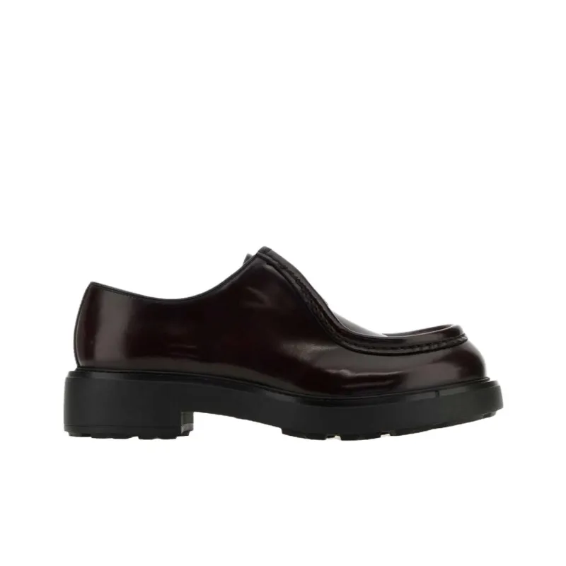 PRADA Diapason Casual Shoes Men's Dark Brown-1