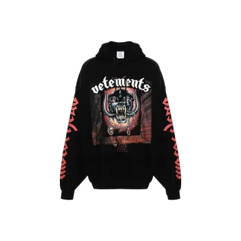 Vetements Motorhead Patched Hoodie
