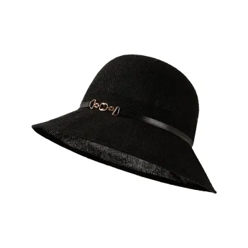 JIUMU Linen Bucket Hats Women's