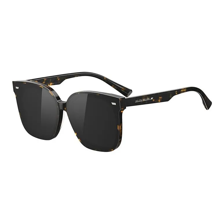 HELEN KELLER Plate Frame Irregular Shape Sunglasses Unisex-6