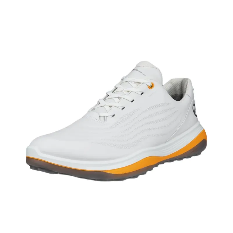 Ecco Golf Lt1 Waterproof Low Top Golf Shoes Men's White-1