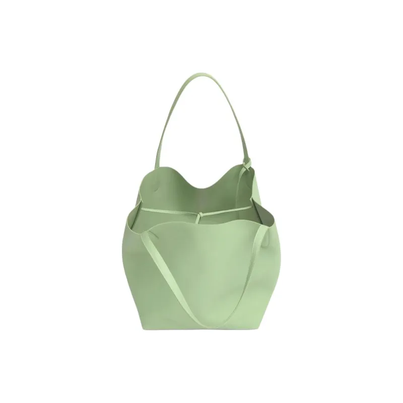 MANSUR GAVRIEL Calfskin Tote Bag Shopping Bag Shoulder Bag Handbag Women's Green-2