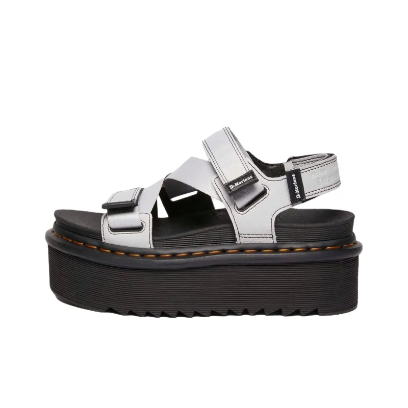Dr.Martens Kimber II One Strap Sandals Women's Dusty Gray-0