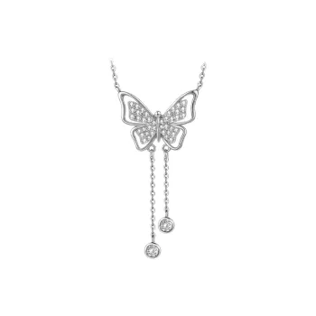 GL GEMLOVE S925 Silver Necklaces Women's