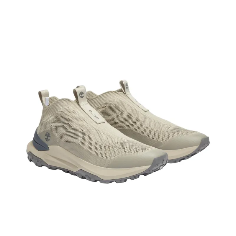 Timberland Anti Slip Wear Resistant Low Top Casual Shoes Men's Light Gray-3