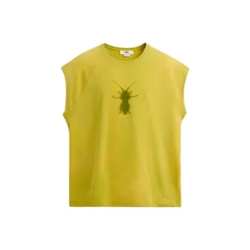 ZARA T Shirts Men Light Lime