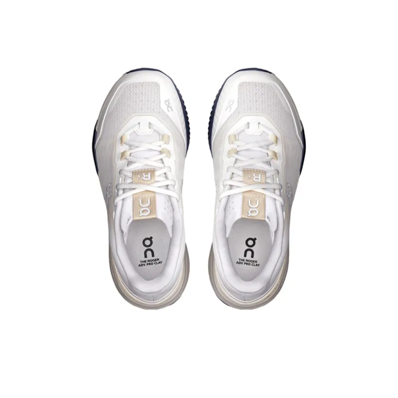On The Roger Advantage Pro Clay White Cream Women's-3