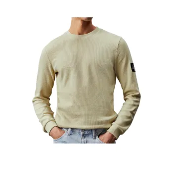 CALVIN KLEIN T-Shirt Europe Version Men's Yellow Green