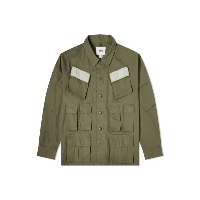 WTAPS Shirts Men Olive Green-0