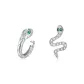Phantom Spirit Clothing Sets (Green Stud Earrings+Green Eye Ear Clips)