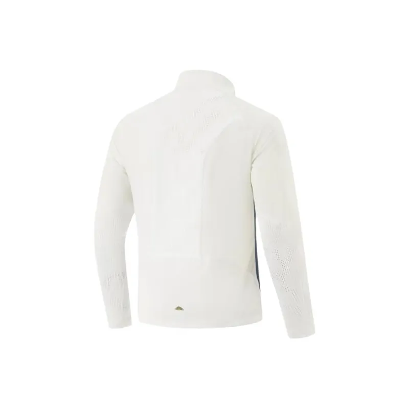 LiNing Trench Coat Men's Standard White/Deep BeiDou Blue-1