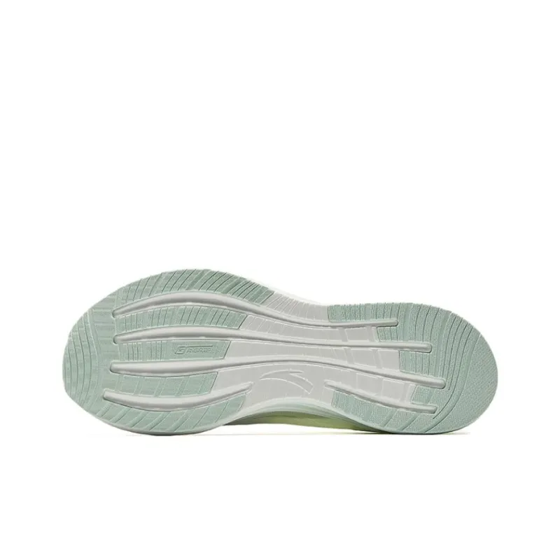 Anta Lightweight, Breathable, And Rebound Low Top Casual Running Shoes Women's White Green-4