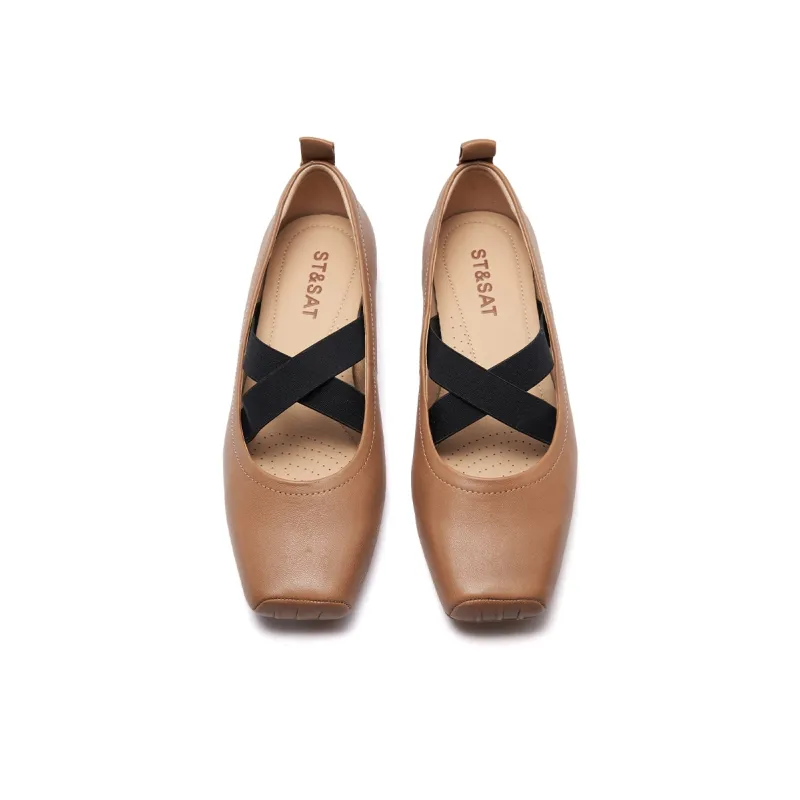 ST&SAT Women's Casual Shoes Women's Dark Apricot-5