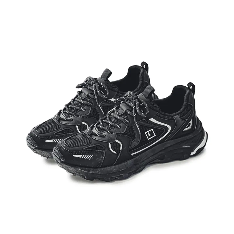 Hong Kong Meng Abrasion Resistant Breathable Height Increasing Low Top Chunky Sneakers Men's-4
