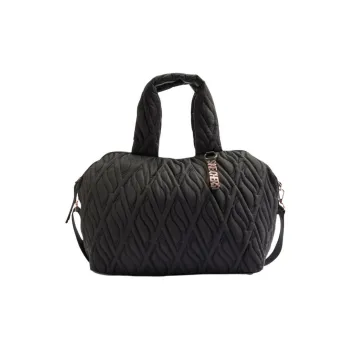 Skechers Polyester Tote Bag, Shopping Bag, Shoulder Bag, Crossbody Bag, Handbag Women's Black