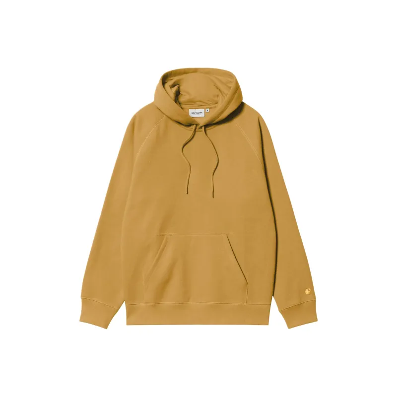 Carhartt WIP SS24 Hooded Chase Sweat Sweatshirt Men's Ginger Yellow-0