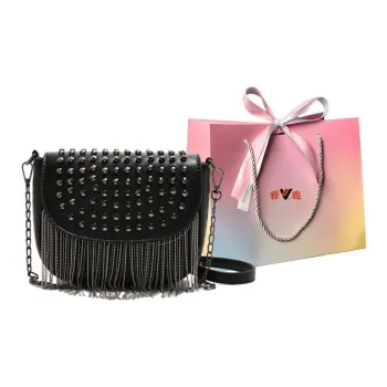 Yalu PU Crossbody Bag, Shoulder Bag Women's Black/White/Coffee/Silver