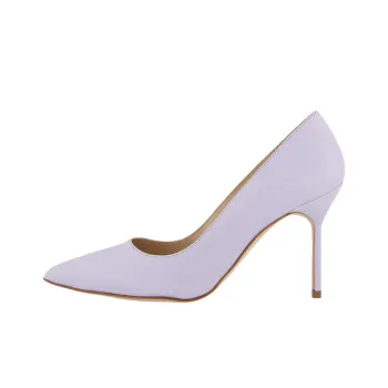 MANOLO BLAHNIK BB Slim Heel High Heels 9cm Women's Light Purple