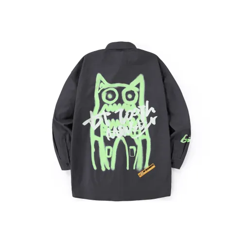 BIRDTALK Shirts Unisex Dark Gray