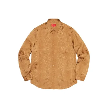 Supreme Snakeskin Jacquard Shirt