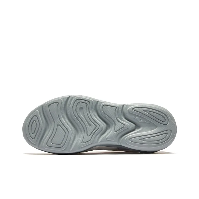 Erke Abrasion Resistant Breathable Low Top Casual Shoes Men's Mist Gray Microcrystal White-4
