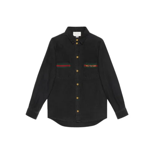 GUCCI Shirts Men Black