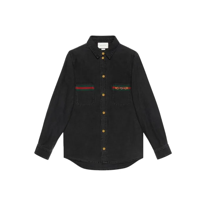 GUCCI Shirts Men Black-0