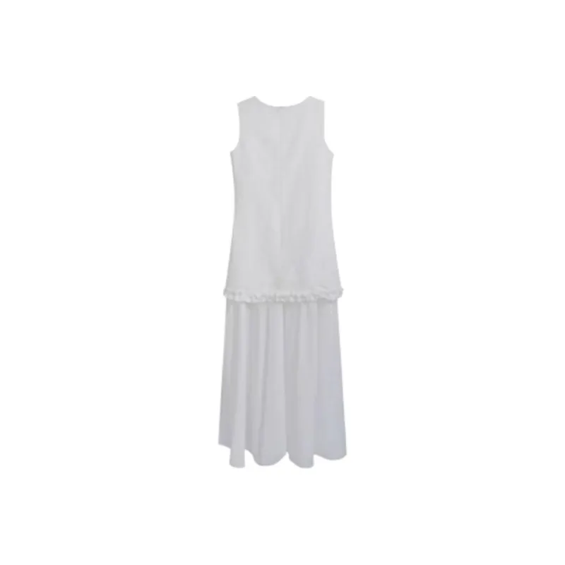 MISSHONEY MH Sleeveless Dress Women's White-1