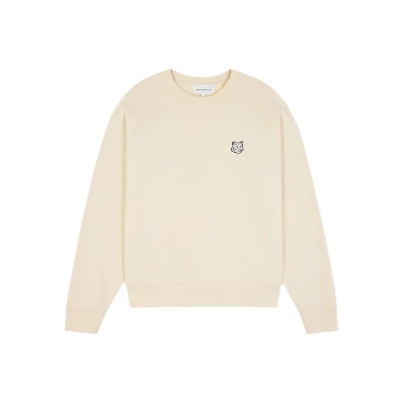 Maison Kitsune Bold Fox Head Patch Oversize Sweatshirt-0