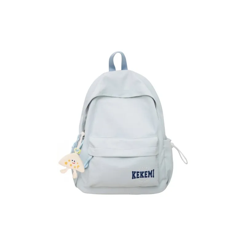 KAMLUI Nylon Backpack Regular Unisex White/Pink/Blue/Red/Black-12