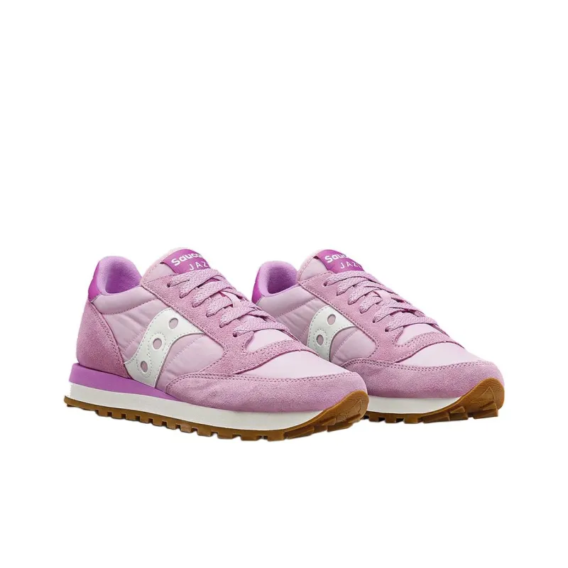 Saucony Jazz Original Anti Slip Wear Resistant Low Top Casual Shoes Women's Pink-2