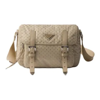 PRADA Recycled Nylon Crossbody Bag Women's Desert Yellow