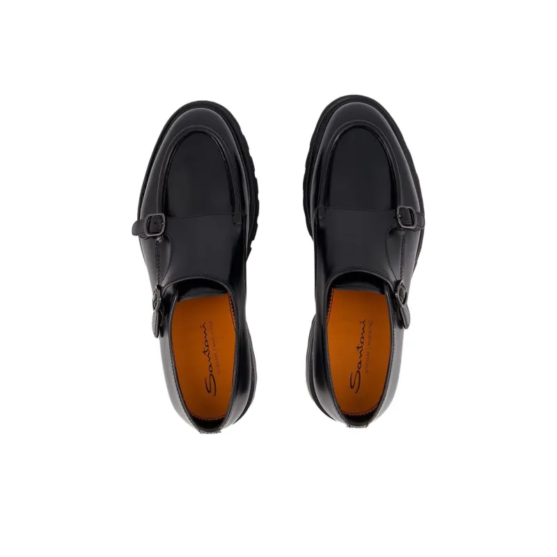 Santoni Casual Shoes Men's Black-4