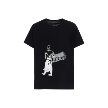 Yohji Yamamoto FW24 T Shirt Unisex Black