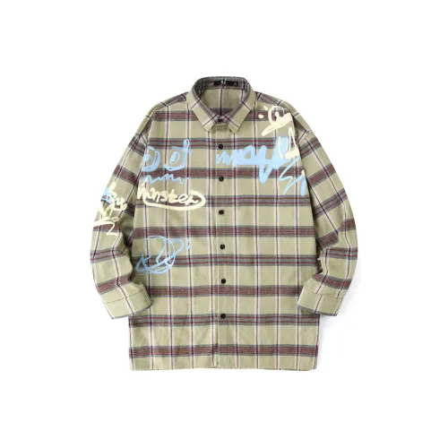 BIRDTALK Shirts Unisex Pea Green