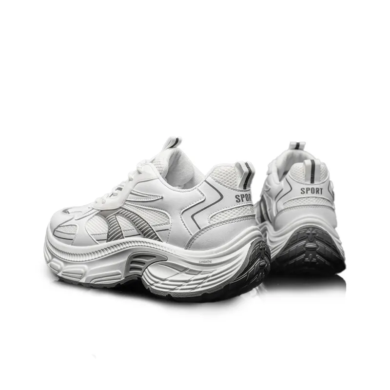 Hong Kong Meng Slip Resistant, Abrasion Resistant, Breathable Low Top Chunky Sneakers Men's-5