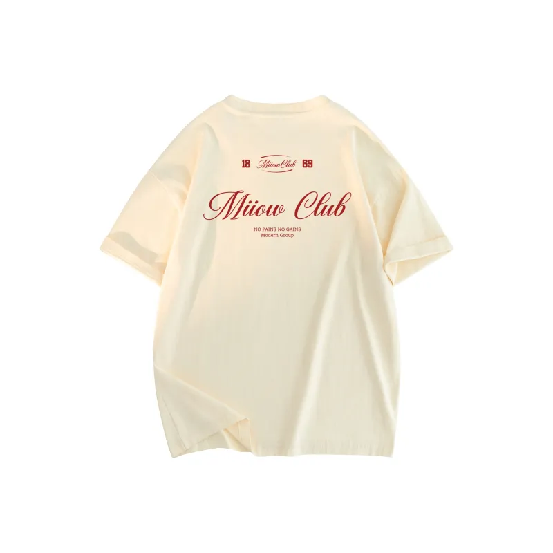 MIIOW Trend Party Series Short Sleeved T Shirts Women's 2 Pack-8