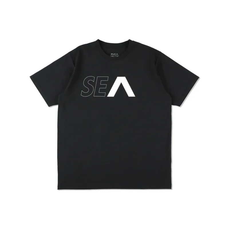 WIND AND SEA x RVCA FW24 T-Shirt Unisex Black-0
