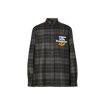Burberry Shirt Fall Men's Black