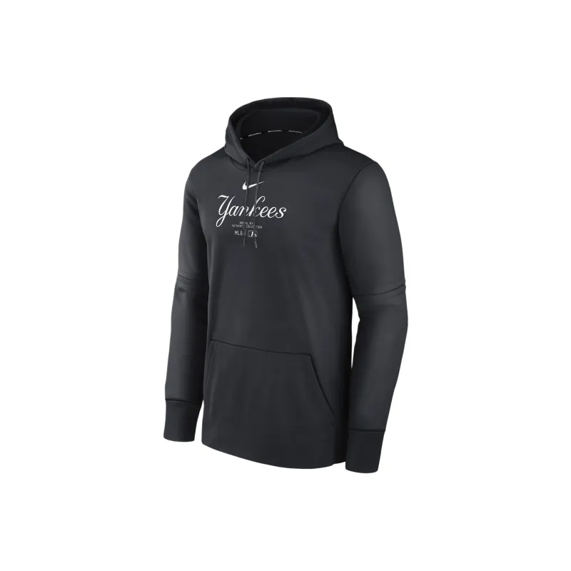 Nike New York Yankees Authentic Collection Practice Men's Nike Therma Mlb Pullover Hoodie-0