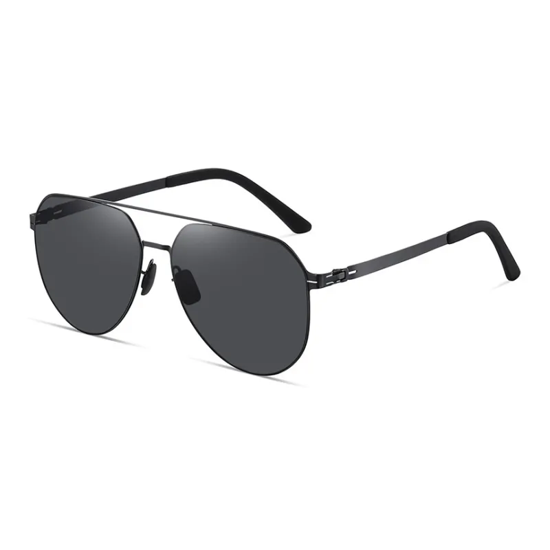 Yamaichi Maru Stainless Steel Round Sunglasses Unisex-1