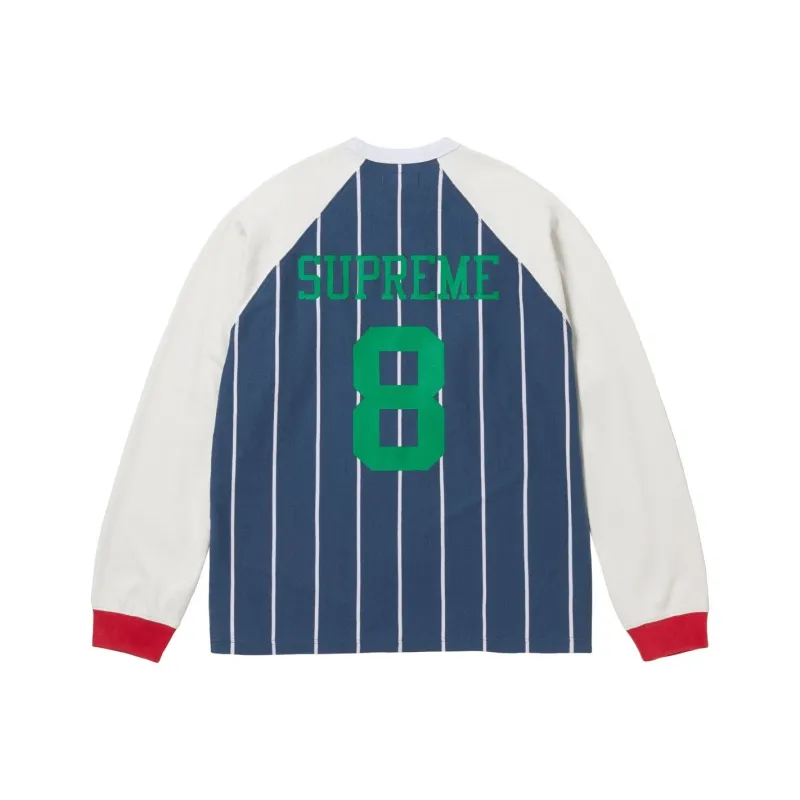 Supreme Stripe Raglan L/S Top-0