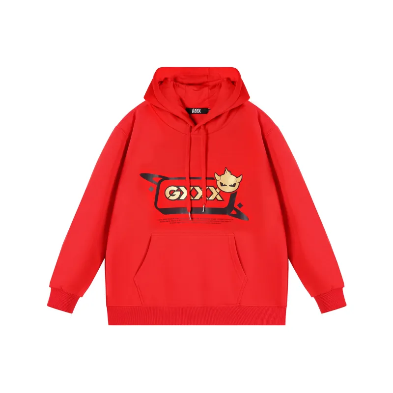 GXXX Hooded Casual Sweatshirt Unisex-0