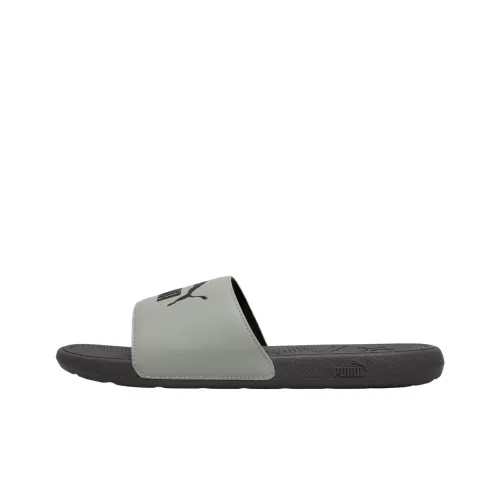 PUMA Cool Cat 2.0 Slip Resistant Slide Slippers Men's Smoky Gray