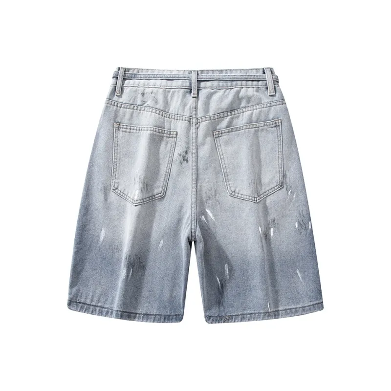 JUCY JUDY Denim Shorts Unisex Light Blue-1