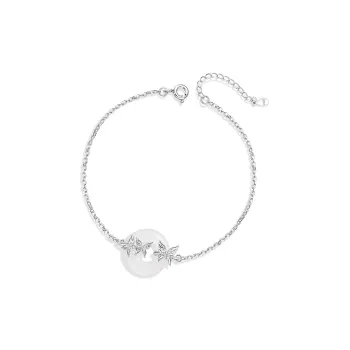 Emerald Chalcedony Bracelets Women's
