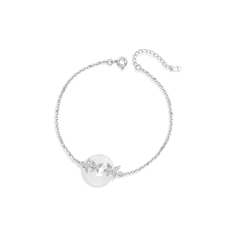 Emerald Chalcedony Bracelets Women's-0
